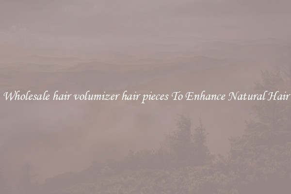 Wholesale hair volumizer hair pieces To Enhance Natural Hair