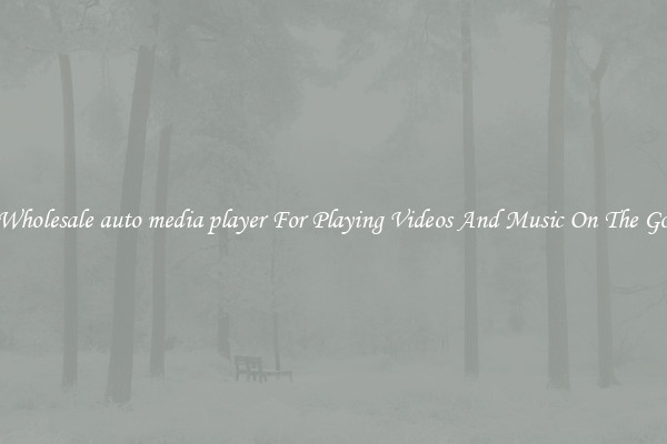 Wholesale auto media player For Playing Videos And Music On The Go