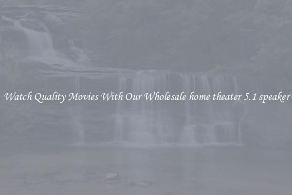 Watch Quality Movies With Our Wholesale home theater 5.1 speaker