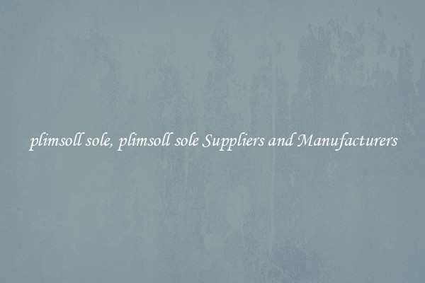 plimsoll sole, plimsoll sole Suppliers and Manufacturers