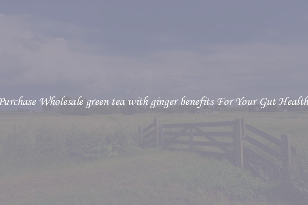Purchase Wholesale green tea with ginger benefits For Your Gut Health 
