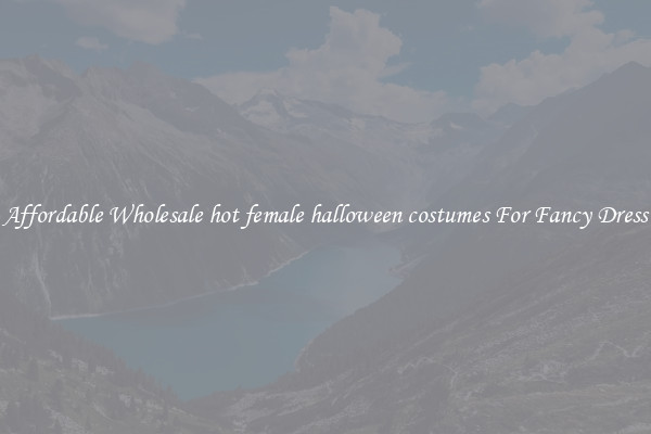 Affordable Wholesale hot female halloween costumes For Fancy Dress