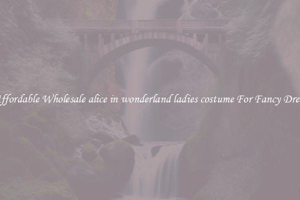Affordable Wholesale alice in wonderland ladies costume For Fancy Dress
