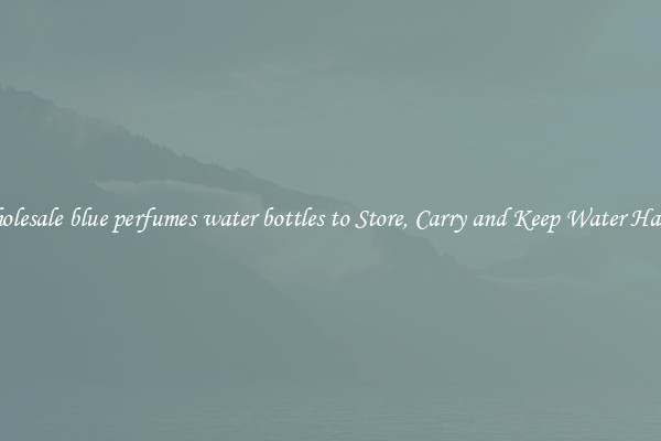 Wholesale blue perfumes water bottles to Store, Carry and Keep Water Handy