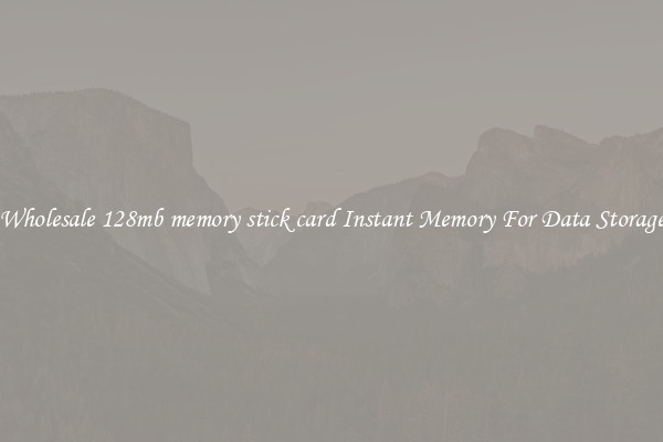 Wholesale 128mb memory stick card Instant Memory For Data Storage